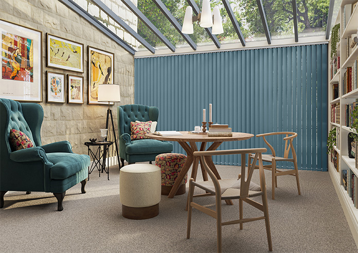 Orion (Blackout), Stone Blue - Vertical Blind - Image 7